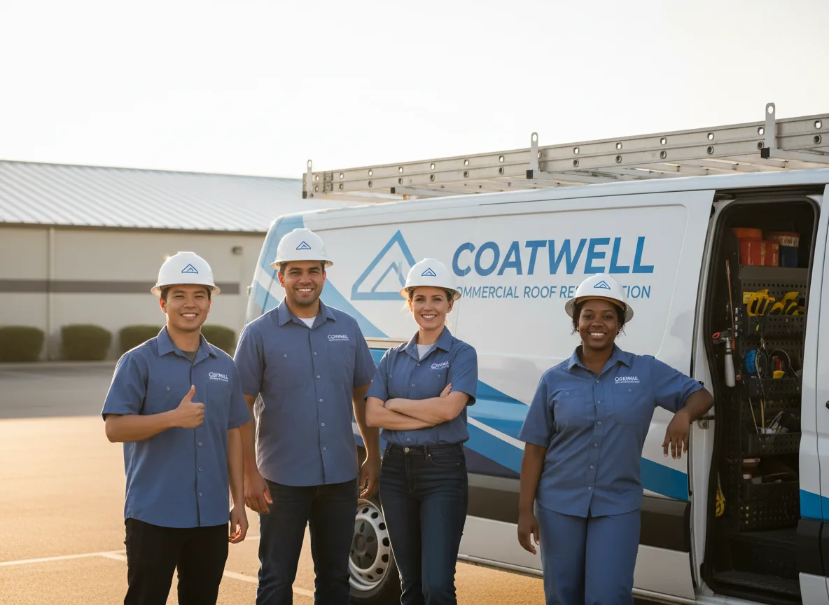 Commercial roof coating company in Lansing, MN